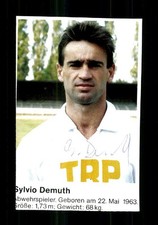 Sylvio Demuth Autograph Card Stahl Brandenburg 1991-92 Original Signed