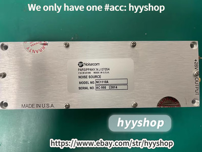 NOISECOM NC1110A noise source, frequency 100Hz-1.5GHz, power+10dBm /hyy/