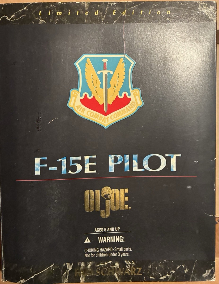 GI Joe Limited Edition F-15E Pilot FAO SCHWARZ Exclusive 1996 NEW
