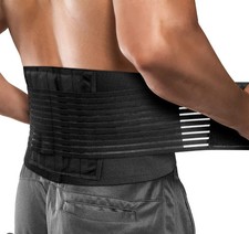 FASCIA POSTURALE ELASTICA REGOLABILE LOMBARE TUTORE SCHIENA CORRETTORE SUPPORTO