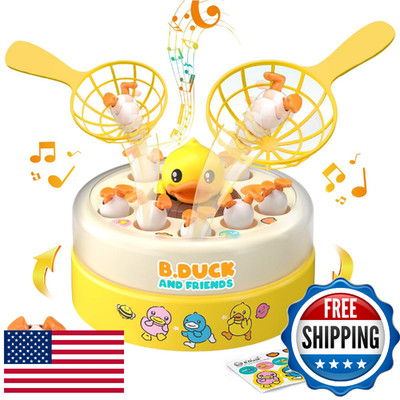 BDUCK+ Board Games for Toddlers, Kids Toys Jumping Ducks Game for Kids 4-8, 2 Pl