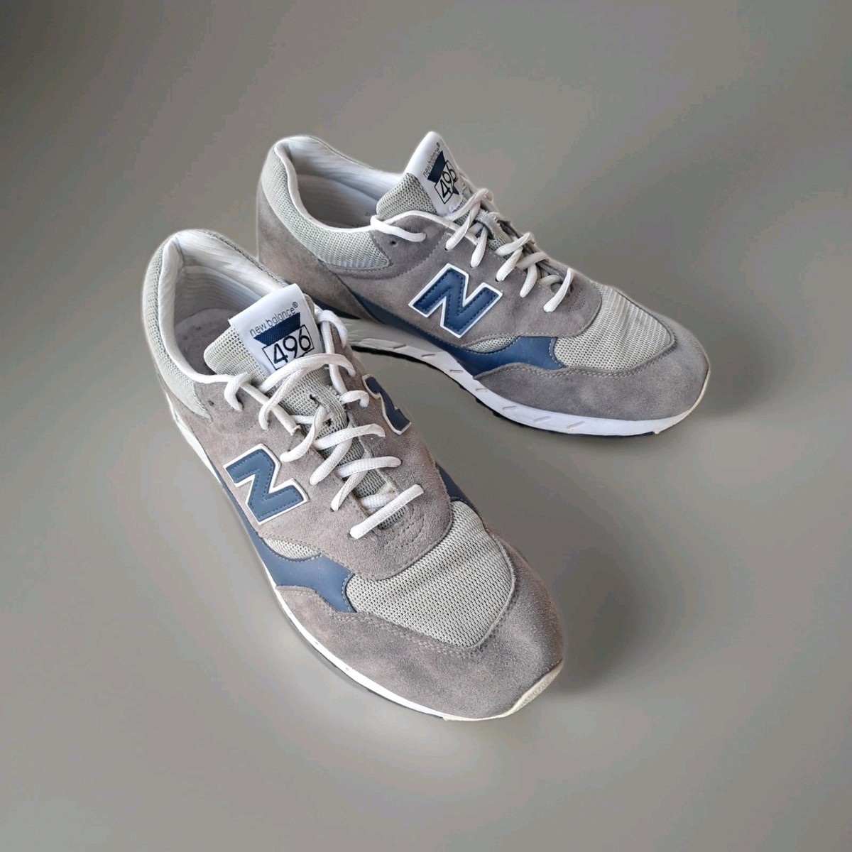 New Balance 496 Blue Grey Men's Size 13D Walking Shoes CM496GR | eBay
