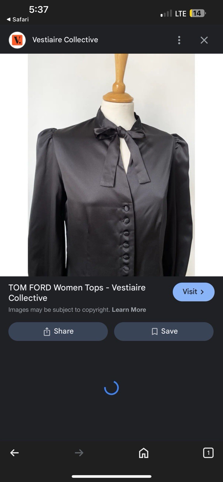 TOM FORD button down blouse - image 3