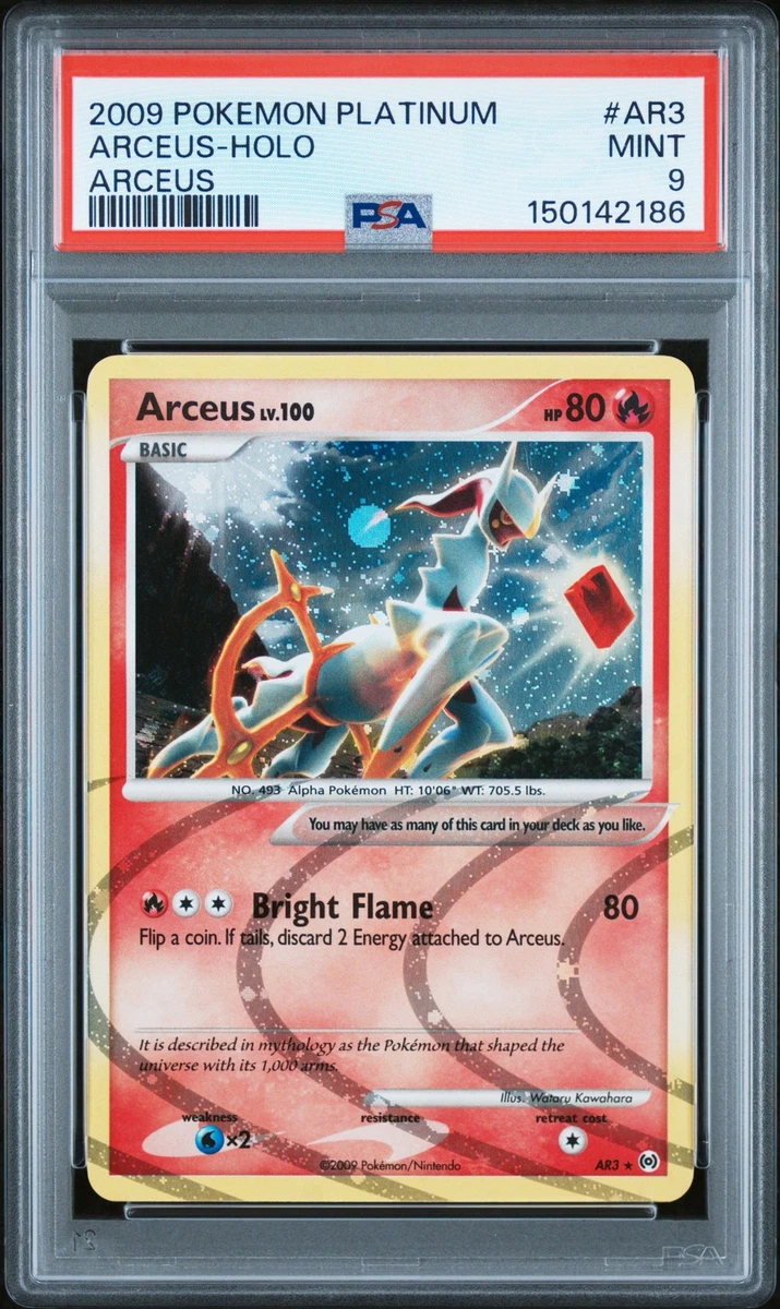 Pokémon TCG Professional Sports Authenticator (PSA) Arceus Grade 9