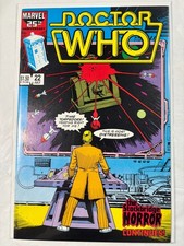 Doctor Who #22 Marvel Comics 25th Anniversary TARDIS Logo Stockbridge Horror