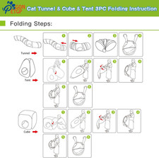 Outdoor Cat Enclosures Tunnels Tents Cubes Indoor Cats Play Ball Collapsible