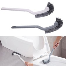 Compact and Lightweight Plastic Toilet Cleaning Brush for Easy Handling