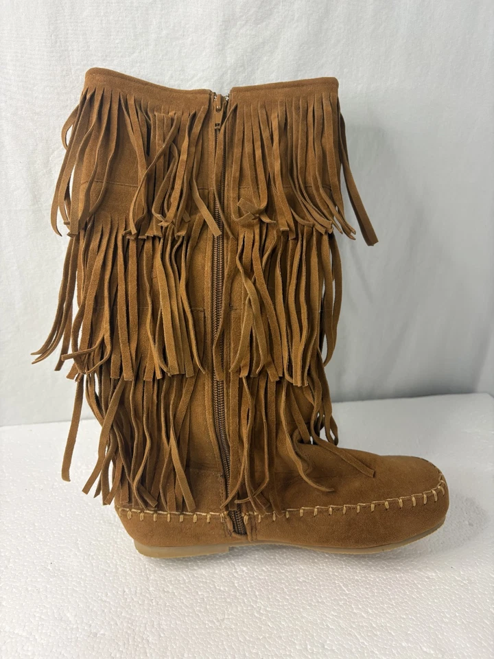 Botas mocasín con flecos Olem Apache-6 Pierre Dumas TS-12158 talla 6 para mujer Foto 2 de 4