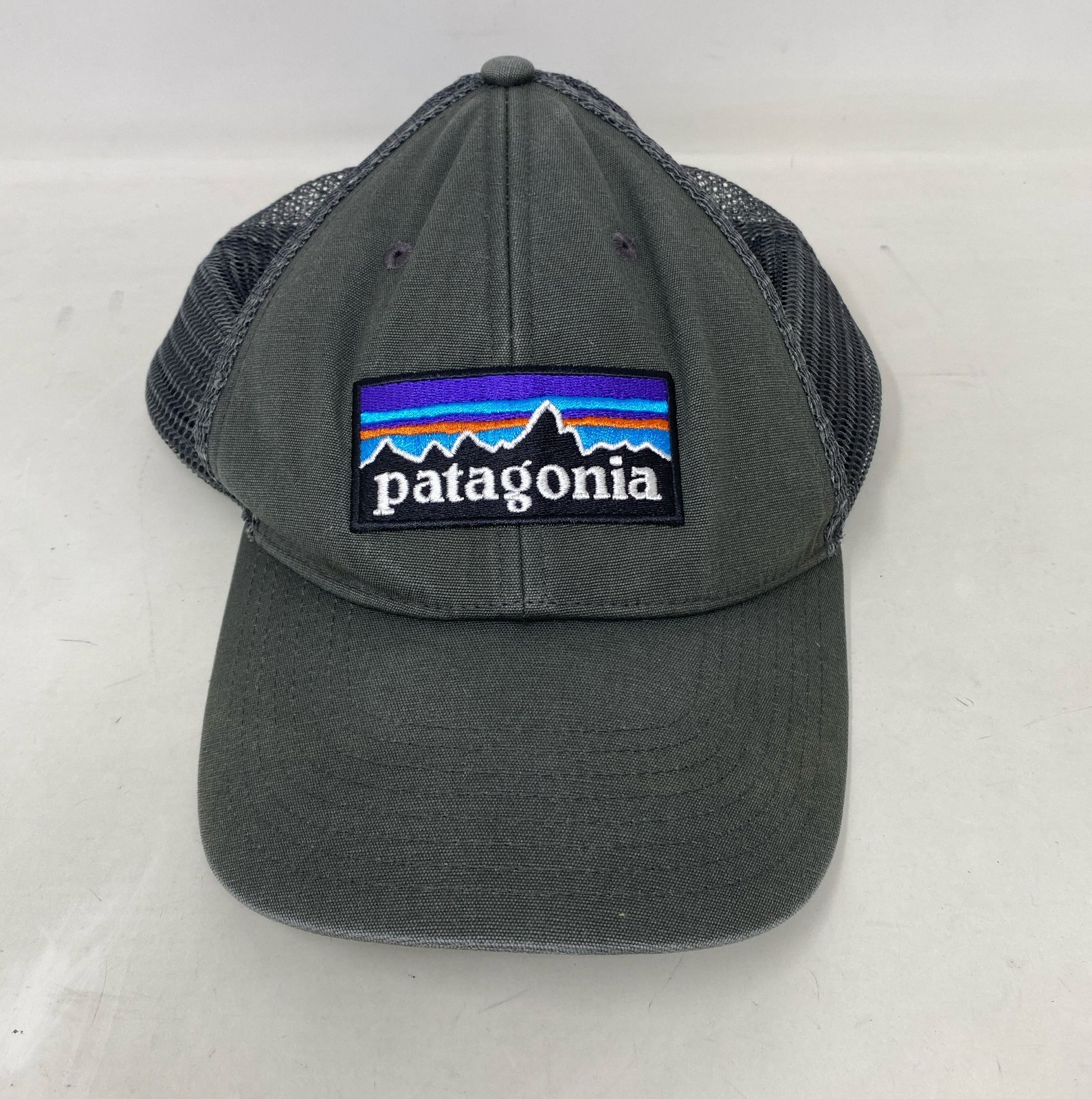 Patagonia P-6 Logo Trucker Hat - Black, One Size Adjustable