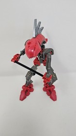 LEGO Bionicle 8592 Rahkshi Turahk w/ Book and Canister 98% Complete - No Blades