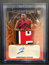 Jonathan Mogbo 2024-25 Obsidian Rookie RC Patch Auto Martian 02/18 'ebay 1/1'