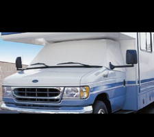 Adco 2409 Class C Rv Windshield Cover Chevy Express 2001-2024 Mirror Cutouts