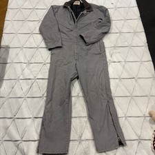 Vintage Blizzard by Walls Insulated Coveralls Mens Large Gray Workwear Suit 90s