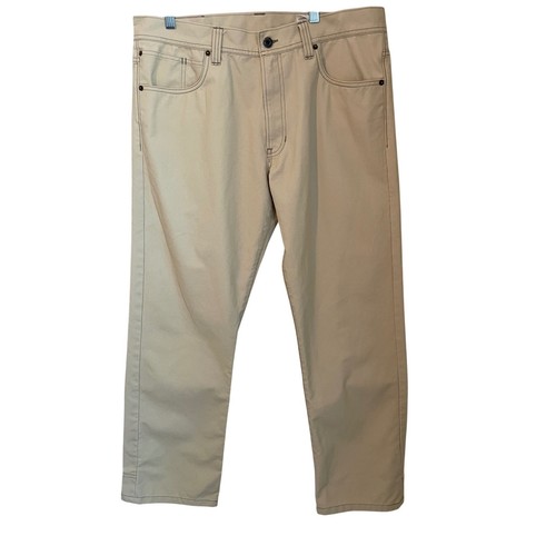 Filson, Filson Mens Dry Tin Cloth 5-Pocket Pants 34x29 Cliff Gray Tan 20155578 Workwear