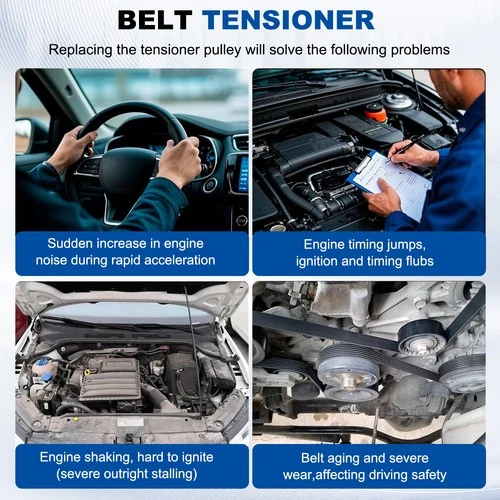 V-Ribbed Belt & Tensioner & Idler Pulley Kit for 2012-2018 JEEP Wrangler JK 3.6L - Picture 7 of 22