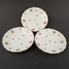 Fürstenberg Porzellan Streublümchen Kuchenteller Teller 3 Stk