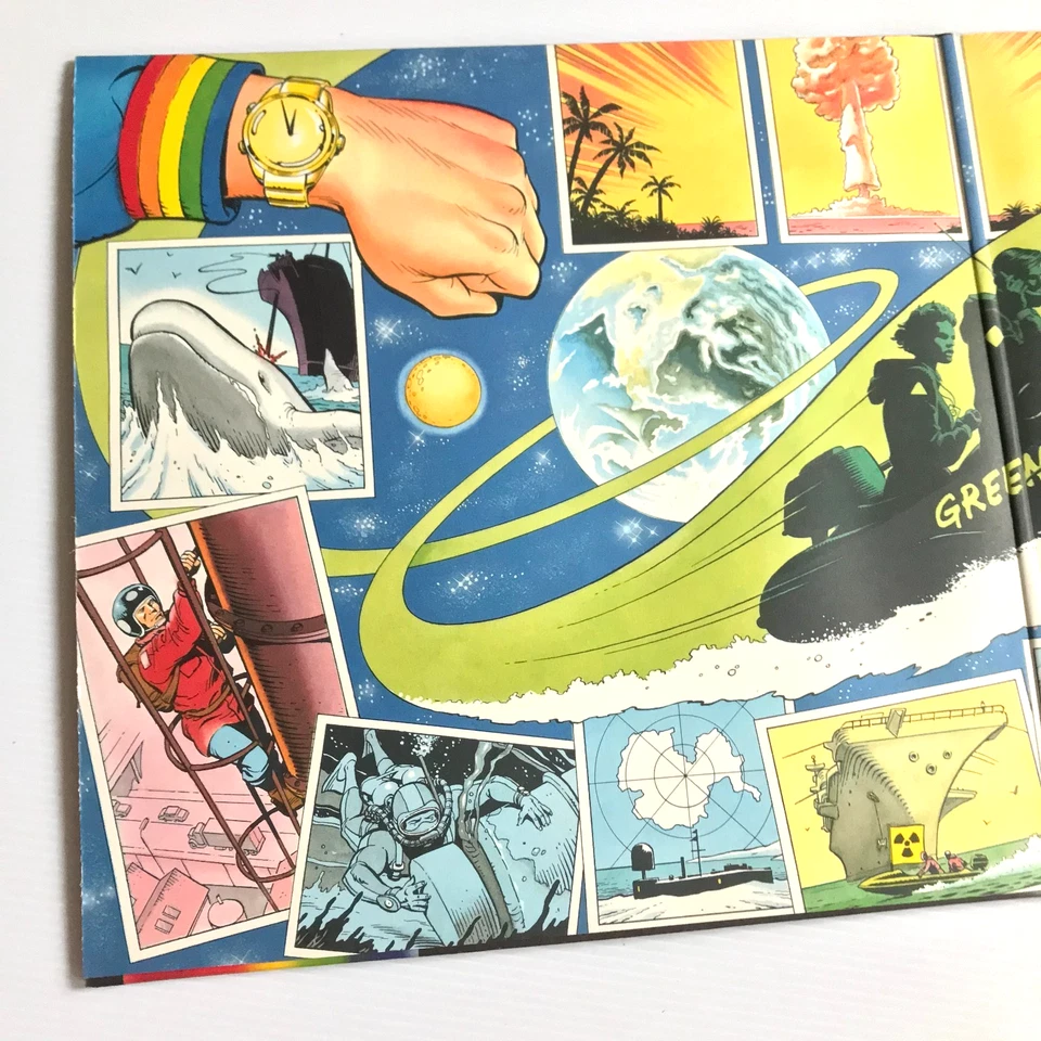 Greenpeace Rainbow Warriors Vinyl 2LP Compilation - Sade, U2, Lou Reed, REM 1989 - Image 3 of 4