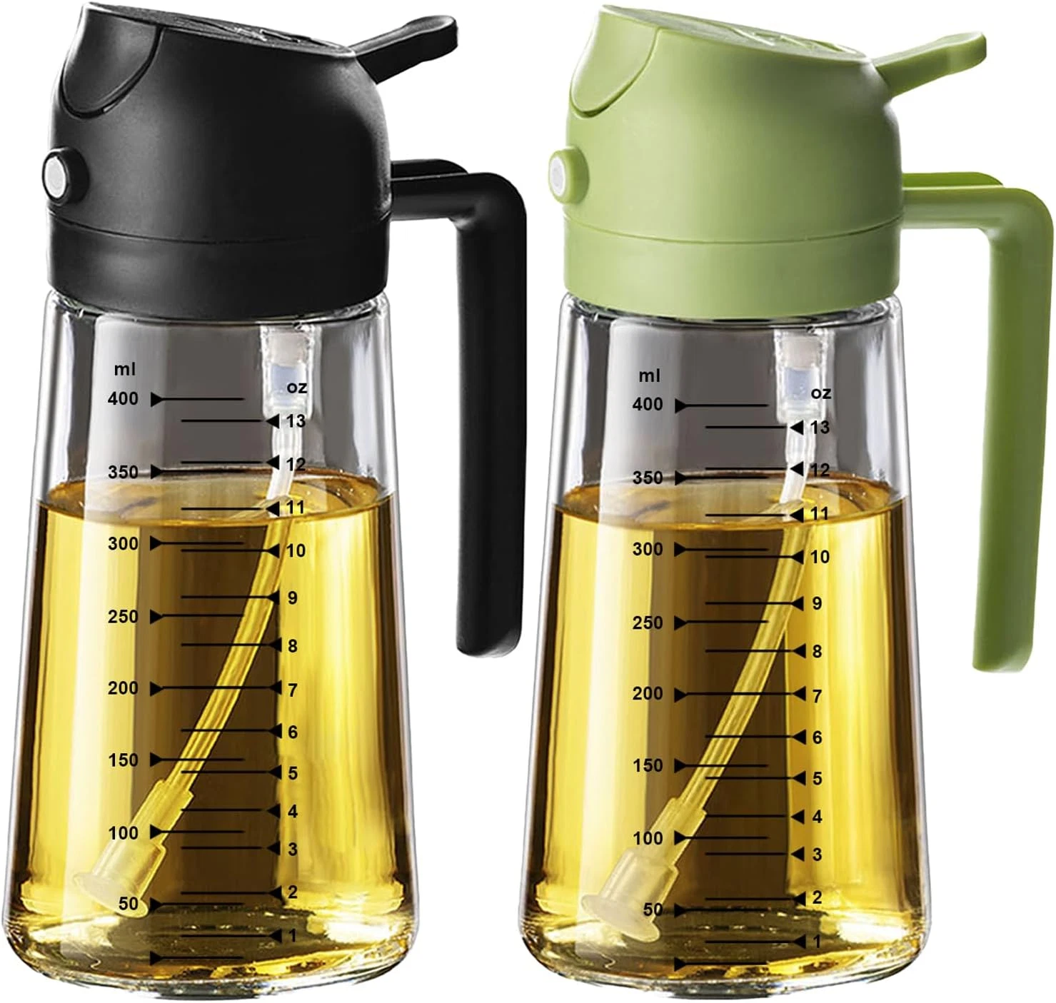 Glass Olive Oil Sprayer – 16Oz/470Ml 2 in 1 Dispenser Bottle Cooking Kitchen
Opens in a new window o