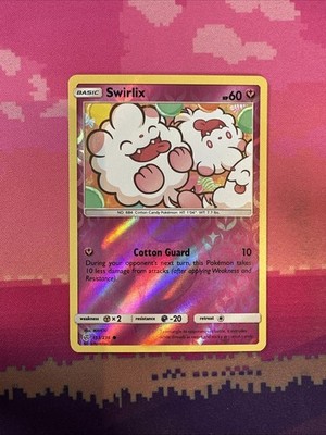 Pokemon Karte Swirlix Kosmische Finsternis Reverse Holo 153/236 NM
