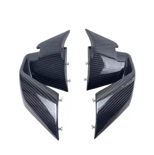 100% Carbon Fiber Front Spoiler Fixed Wind Winglets For BMW S1000RR M 2023 2024 - Picture 6 of 6