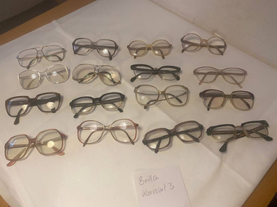16x Konvolut 3 Brillen Gestelle  Brillengestelle vintage 90er  70er 80er (1C)