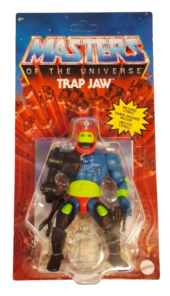 Mattel Masters Of The Universe Origins Trap Jaw Actionfigur Ca. 14 Cm Moc Ovp-image