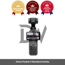  UNUSED DJI Osmo Pocket 4 Standard Combo Open Box Activated 4K Gimbal Camera