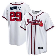 New Men's Braves White Home Retired Player Baseball Stitched Jersey