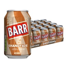 24 Pack Shandyade 0% Alcohol Non Alcoholic Flavoured Fizzy Drink Cans Sparkling