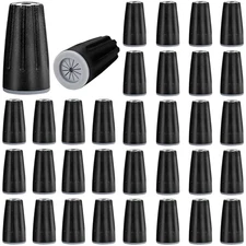 50 Pieces Waterproof Wire Electrical Connectors Black Waterproof Wire Nuts New