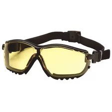 Pyramex Gb1830st Safety Goggles, Amber Lens, H2x Anti-Fog, Direct Vented, Foam