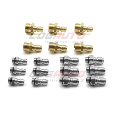 #ad #ad 1 4quot; 3 8quot; Quick Connect Plug Pressure Washer Coupler Kit 1 2quot; 1 4quot; Male Thread $25.99