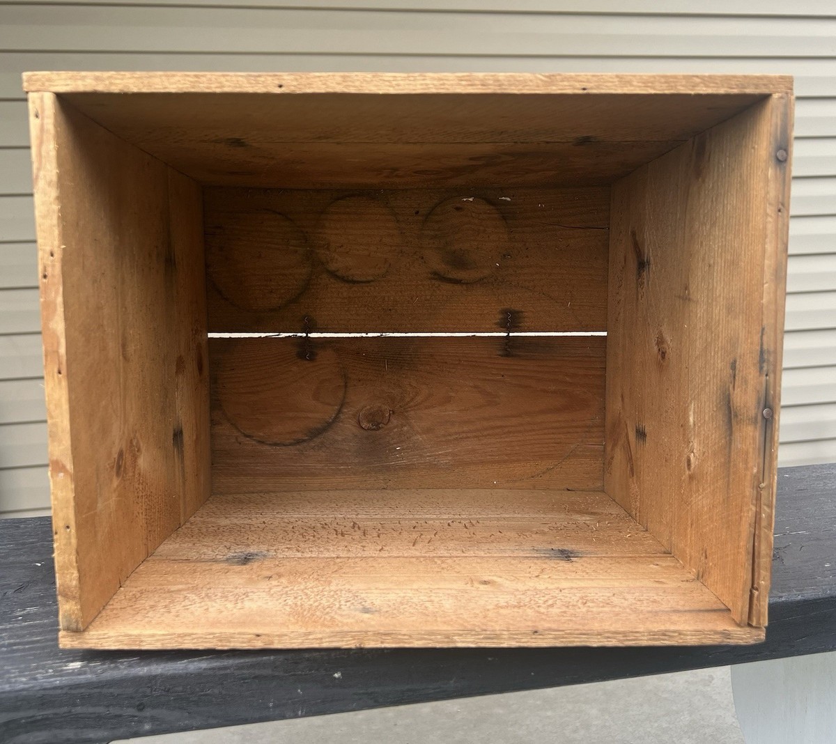 Vintage Johnnie Walker Red Label Scotch Whisky Whiskey Wood Crate
