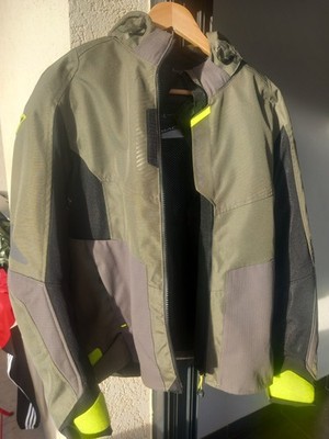 BIKERJACKE..motorbike Mint MACNA..KHAKI..NEU.DESIGN GR. L..12 Fotos