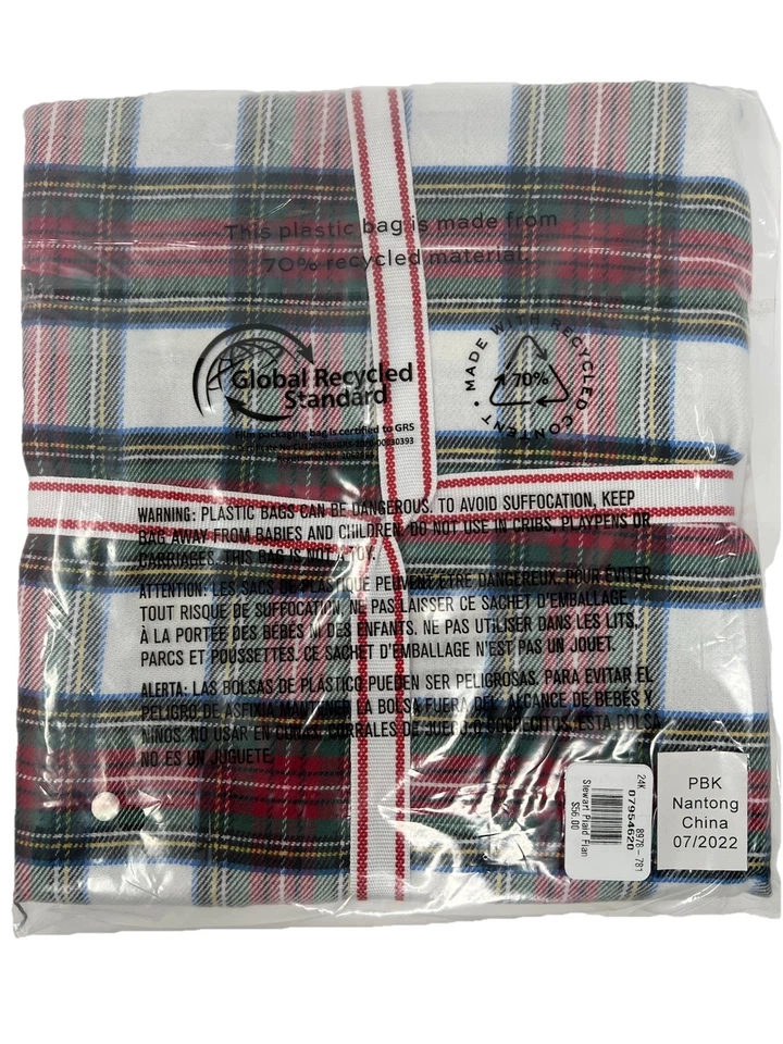 CAMISÓN DE FRANELA A CUADROS STEWART VACACIONES NIÑOS GRANERO CERÁMICA TALLA 6_NUEVO CON ETIQUETAS_T#H Foto 2 de 3