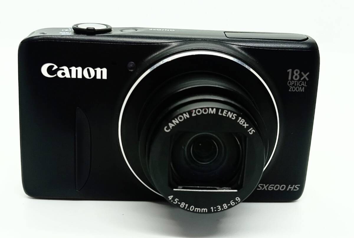 Canon SX600 HS 16MP Compact Camera 18x Zoom with Charger & SD Used