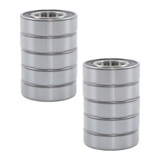 10 Pcs 6205-2RS Ball Bearing 25x52x15mm 6205 2RS Rubber Sealed