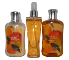 Bath  Body Works MANGO MANDARIN Mist Lotion Shower Gel Sealed Rare