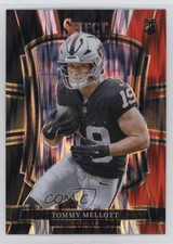 2025 Panini Select Premier Level Black & Red Shock Prizm Tommy Mellott #106 1h4z