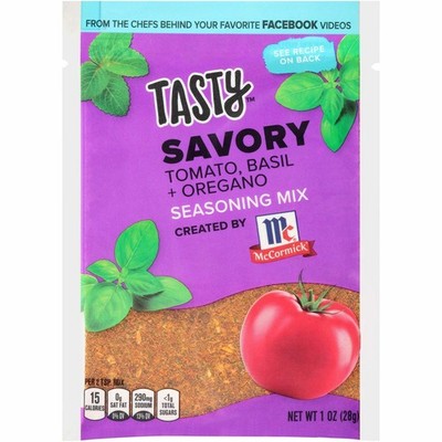 McCormick Tasty Savory Seasoning Mix, 1 oz - (Pack of 12)