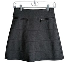 Athleta Strata Ponte Knit Mid-Thigh A Line Skirt Size XXS NWOT