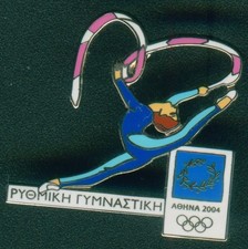 ATHENS 2004 OLYMPIC GAMES. 1 PIN FROM A SET OF 34. RHYTHMIC GYMNASTICS
