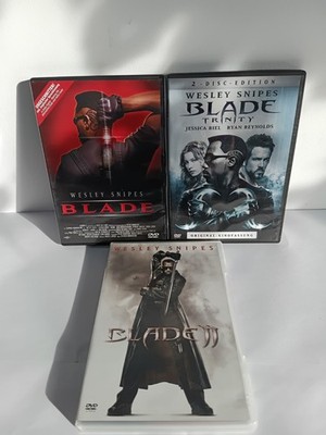 Blade Trilogie Trilogy 1 2 3 II DVD Trinity Wesley Snipes Biel Reynolds