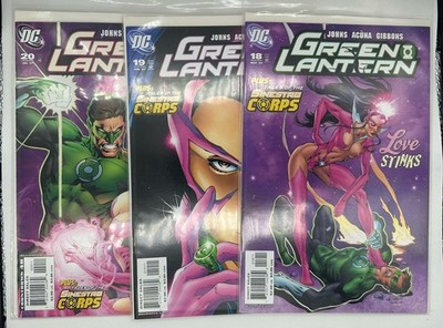 Green Lantern (Vol 4) #18 19 & 20 Star Sapphire Corps Story (DC 2007) HIGH GRADE