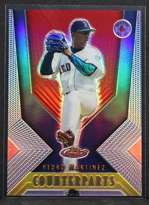 PEDRO MARTINEZ RICK ANKIEL 2000 Topps Finest Counterparts Refractor #267 C4