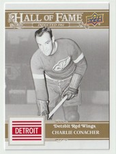 2025-26 UD DETROIT RED WINGS CENTENNIAL HOF GOLD CHARLIE CONACHER 080/100 #125