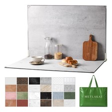 Food Photography Backdrops, 23x35inch, 12Pcs Double-Sided Paper