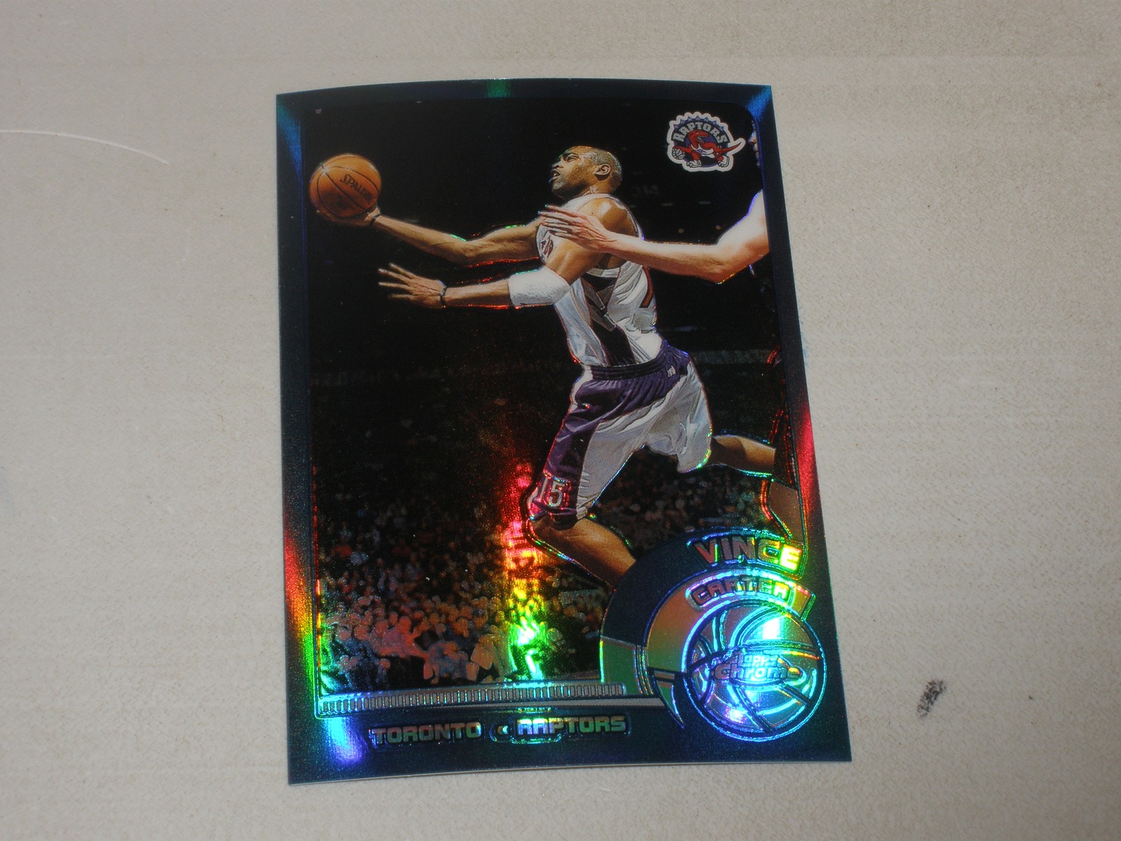 2002-03 Topps Chrome Refractor #30 Vince Carter