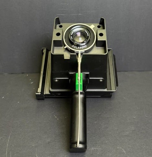Vintage Polaroid DS34 Direct Screen Instant Camera with/Copal Tominon 105mm Lens