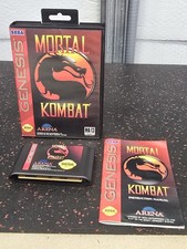 Mortal Kombat SEGA Genesis 1993 Complete CIB Tested Working Acclaim